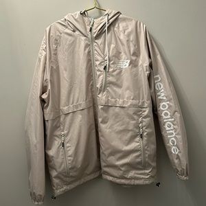 Lightweight New Balance Tan Windbreaker